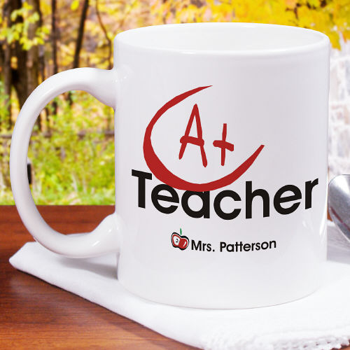 A+ Teacher Coffee Mug - Click Image to Close