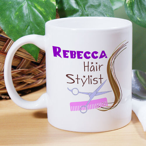 Personalized Hair Stylist Coffee Mug - Click Image to Close