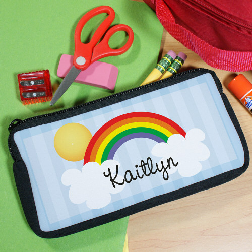 Over The Rainbow Personalized Pencil Case - Click Image to Close